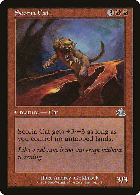 【EN】岩滓の猫/Scoria Cat [PCY] 赤U No.101
