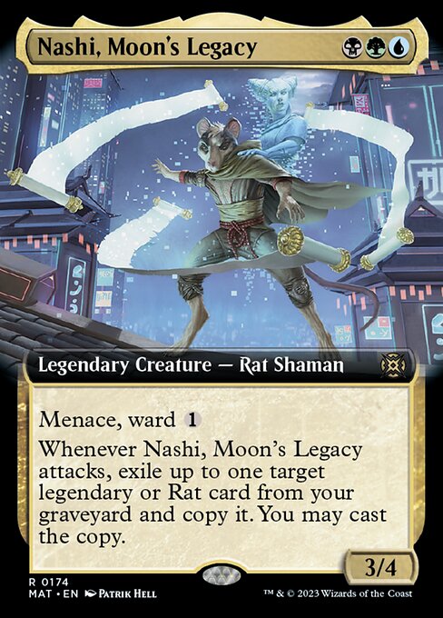 【Foil】【EN】月の後裔、ナシ/Nashi, Moon's Legacy [MAT] 金R No.174