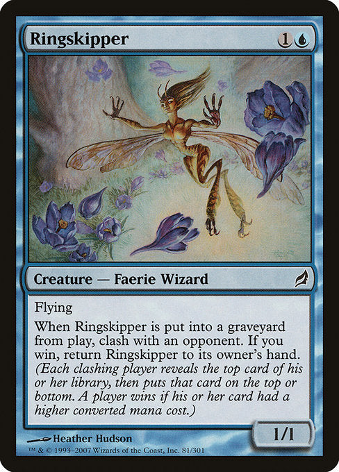 【Foil】【EN】輪跳び/Ringskipper [LRW] 青C No.81