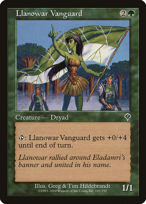 【EN】ラノワールの先兵/Llanowar Vanguard [INV] 緑C No.197