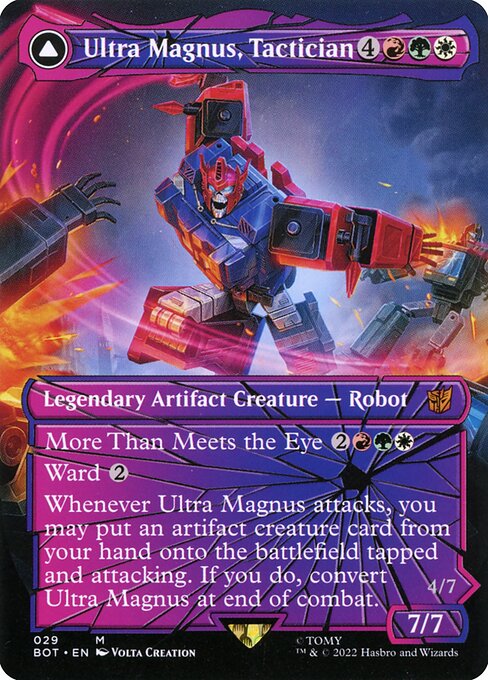 【Foil】【EN】Ultra Magnus, Tactician // Ultra Magnus, Armored Carrier [BOT] 混M No.29