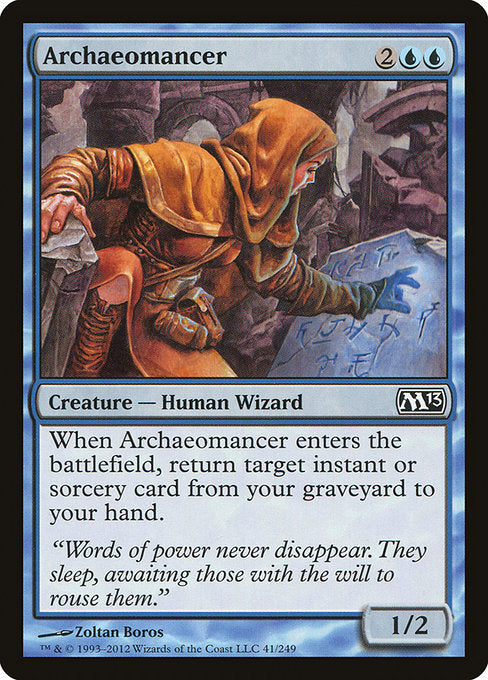 【Foil】【EN】古術師/Archaeomancer [M13] 青C No.41