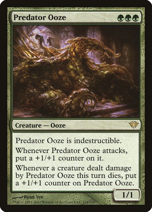 【Foil】【EN】捕食者のウーズ/Predator Ooze [DKA] 緑R No.124