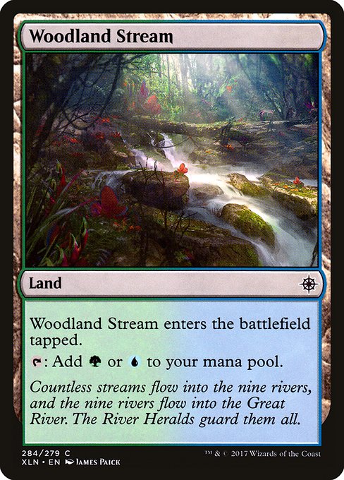 【EN】森林地の小川/Woodland Stream [XLN] 無C No.284