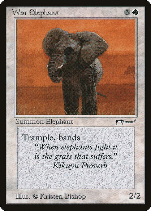 【EN】ウォー・エレファント/War Elephant [ARN] 白C No.11
