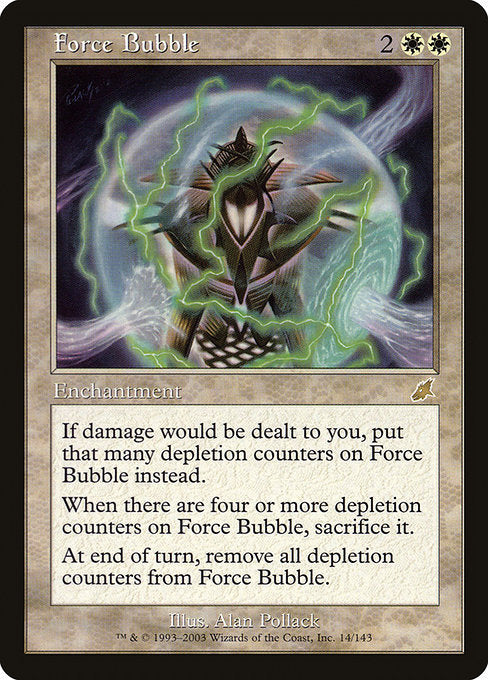 【EN】力場の泡/Force Bubble [SCG] 白R No.14