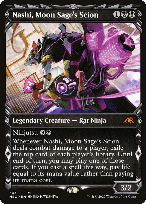 【EN】月の賢者の養子、ナシ/Nashi, Moon Sage's Scion [NEO] 黒M No.343