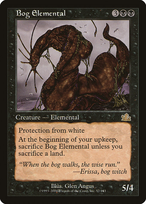 【Foil】【EN】沼の精霊/Bog Elemental [PCY] 黒R No.57