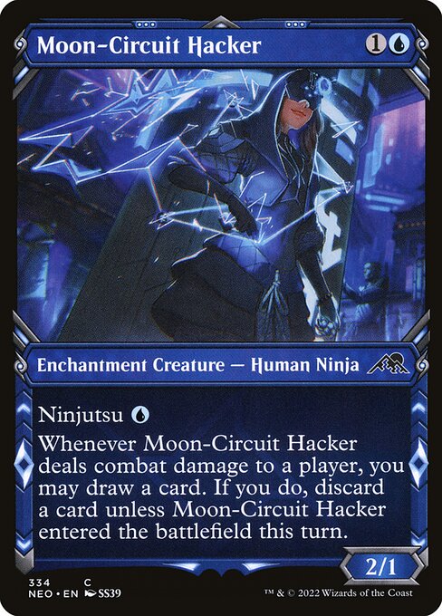 【EN】月回路のハッカー/Moon-Circuit Hacker [NEO] 青C No.334