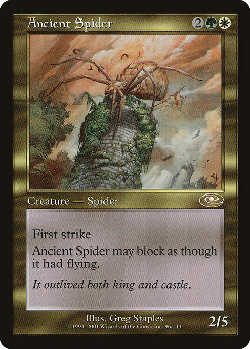 【EN】年経た蜘蛛/Ancient Spider [PLS] 金R No.96