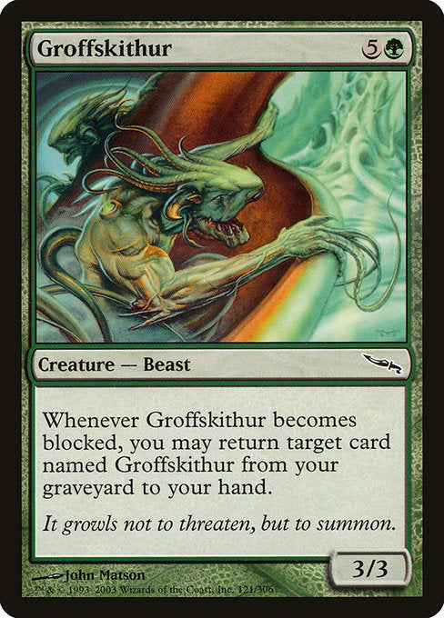 【Foil】【EN】グロッフスキッサー/Groffskithur [MRD] 緑C No.121