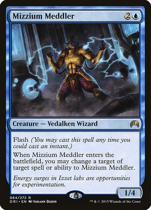 【Foil】【EN】ミジウムの干渉者/Mizzium Meddler [ORI] 青R No.64