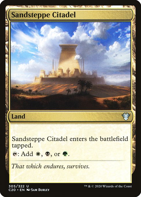 【EN】砂草原の城塞/Sandsteppe Citadel [C20] 無U No.305
