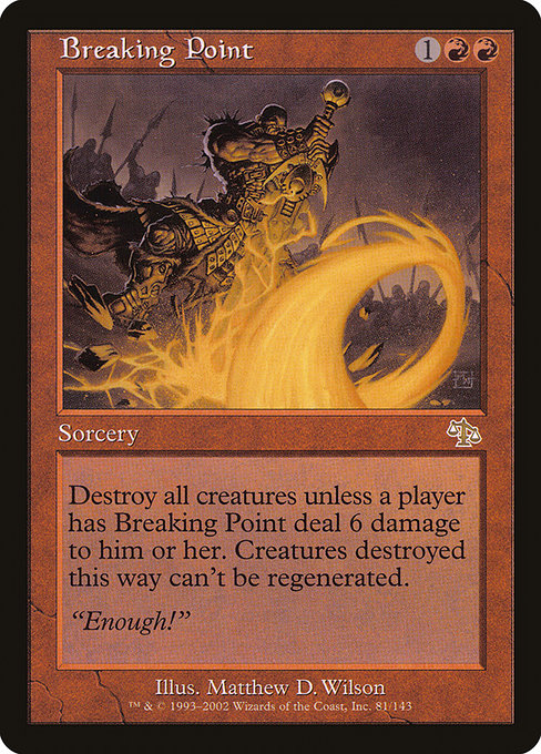 【Foil】【EN】限界点/Breaking Point [JUD] 赤R No.81