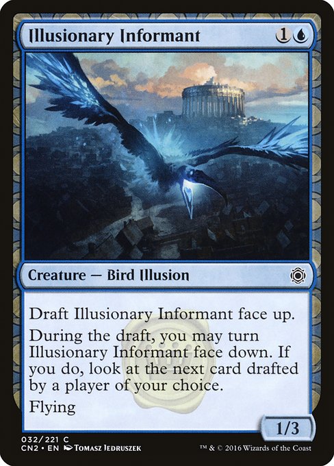 【Foil】【EN】幻影の密通者/Illusionary Informant [CN2] 青C No.32