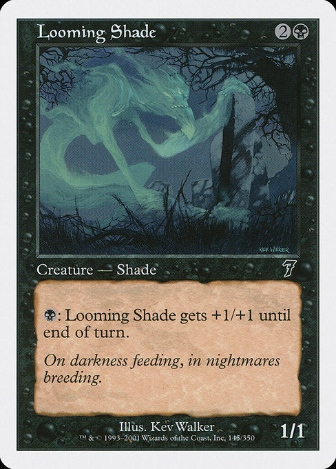 【EN】立ちはだかる影/Looming Shade [7ED] 黒C No.145