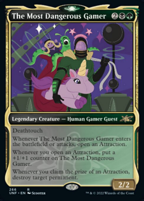 【Foil】【EN】The Most Dangerous Gamer [UNF] 金R No.266
