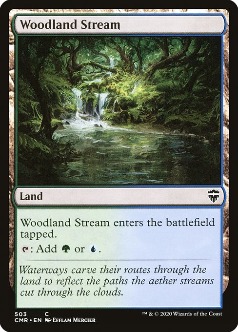 【EN】森林地の小川/Woodland Stream [CMR] 無C No.503