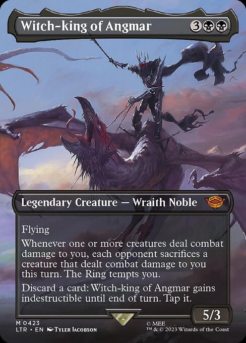 【Foil】【EN】アングマールの魔王/Witch-king of Angmar [LTR] 黒M No.423
