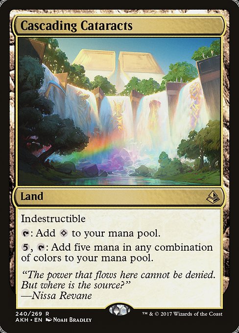 【Foil】【EN】大瀑布/Cascading Cataracts [AKH] 無R No.240