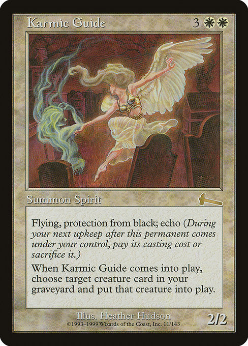 【Foil】【EN】霊体の先達/Karmic Guide [ULG] 白R No.11