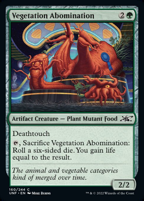 【Foil】【EN】Vegetation Abomination [UNF] 茶C No.160