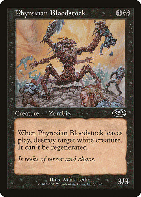 【EN】ファイレクシアの吸血兵/Phyrexian Bloodstock [PLS] 黒C No.50