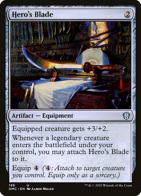 【EN】英雄の刃/Hero's Blade [DMC] 茶U No.186