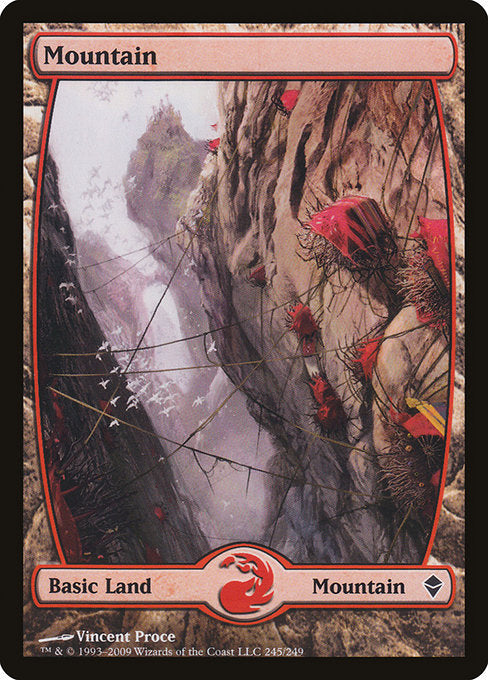 【Foil】【EN】山/Mountain [ZEN] 無C No.245