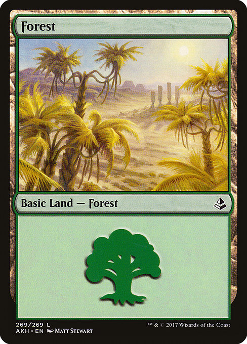 【Foil】【EN】森/Forest [AKH] 無C No.269