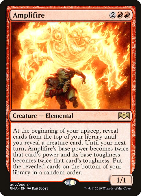 【Foil】【EN】倍火/Amplifire [RNA] 赤R No.92