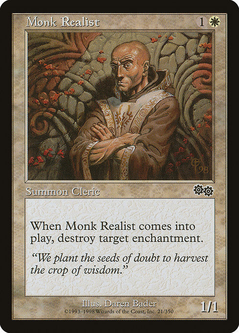 【EN】現実主義の修道士/Monk Realist [USG] 白C No.21