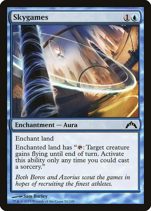 【Foil】【EN】天空試合/Skygames [GTC] 青C No.51