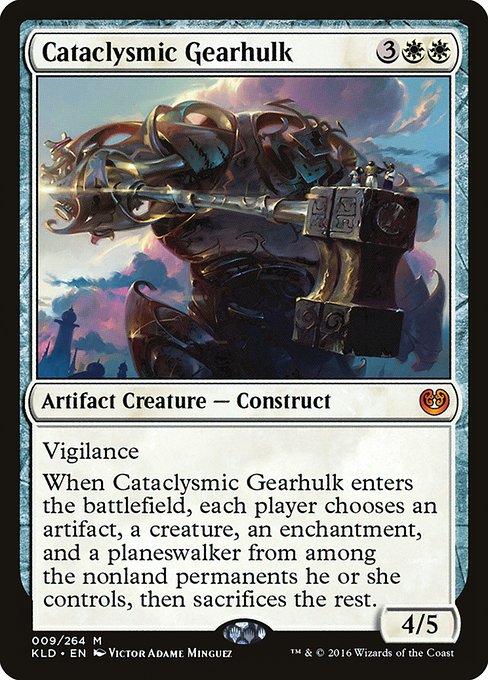 【Foil】【EN】激変の機械巨人/Cataclysmic Gearhulk [KLD] 茶M No.9