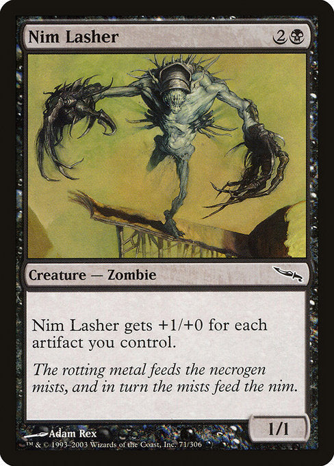 【Foil】【EN】屍賊の殴打者/Nim Lasher [MRD] 黒C No.71