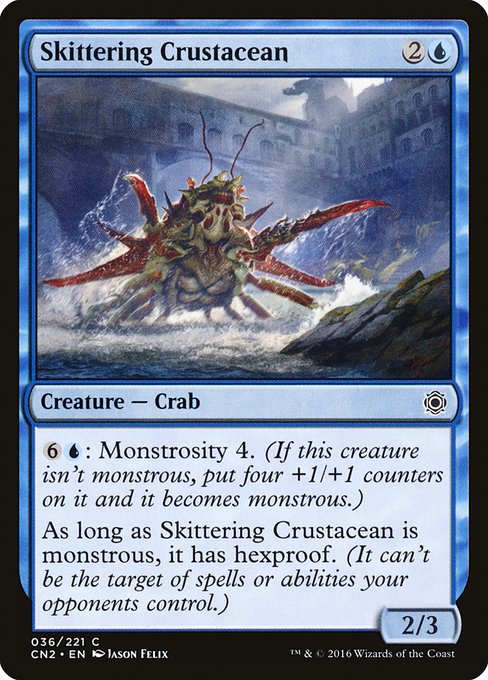 【Foil】【EN】這い回る甲殻類/Skittering Crustacean [CN2] 青C No.36