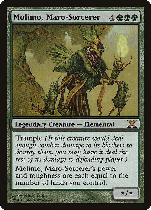 【EN】マローの魔術師モリモ/Molimo, Maro-Sorcerer [10E] 緑R No.280