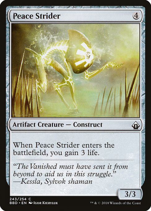 【Foil】【EN】平和の徘徊者/Peace Strider [BBD] 茶C No.243