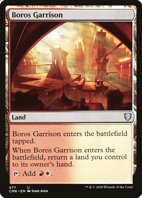 【EN】ボロスの駐屯地/Boros Garrison [CMR] 無U No.477