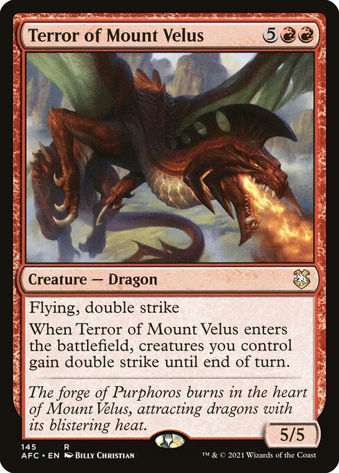 【EN】ヴェリュス山の恐怖/Terror of Mount Velus [AFC] 赤R No.145