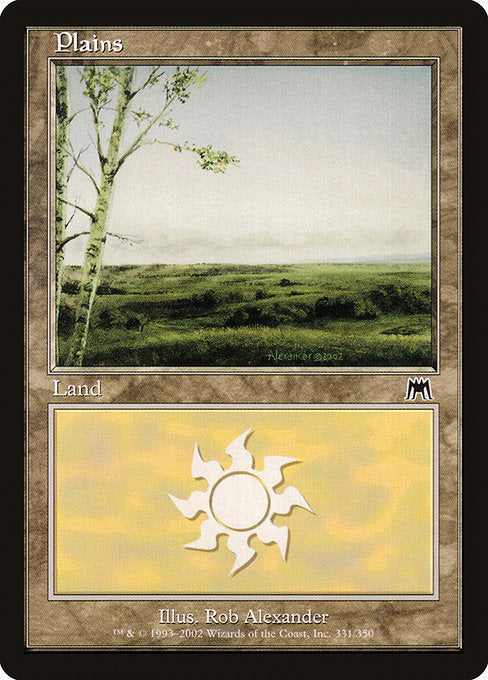 【Foil】【EN】平地/Plains [ONS] 無C No.331