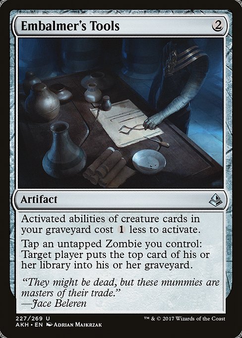 【Foil】【EN】不朽処理者の道具/Embalmer's Tools [AKH] 茶U No.227