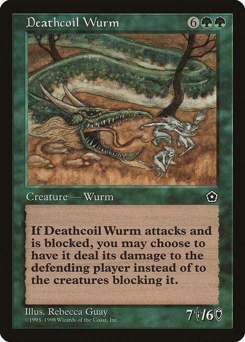 【EN】死のとぐろのワーム/Deathcoil Wurm [P02] 緑R No.125