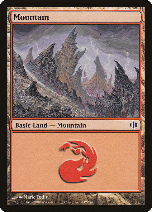 【Foil】【EN】山/Mountain [ALA] 無C No.242