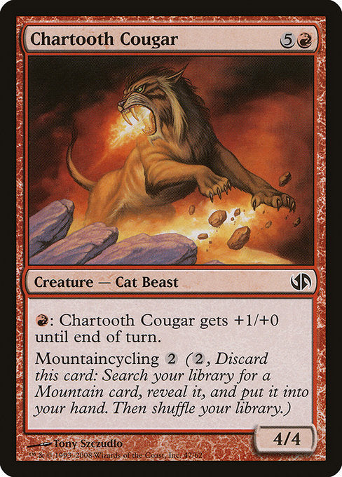 【EN】黒焦げ牙のクーガー/Chartooth Cougar [DD2] 赤C No.47