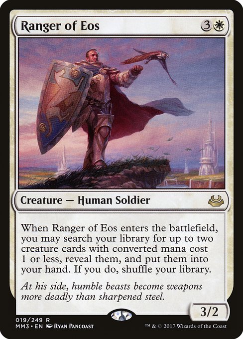 【Foil】【EN】イーオスのレインジャー/Ranger of Eos [MM3] 白R No.19