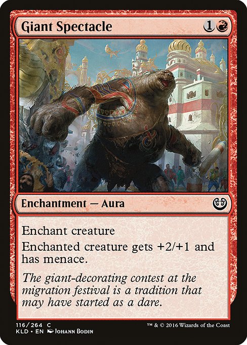 【Foil】【EN】巨人の光景/Giant Spectacle [KLD] 赤C No.116