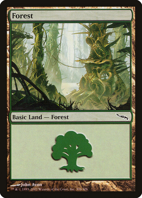 【Foil】【EN】森/Forest [MRD] 無C No.306