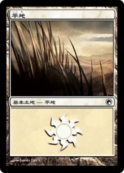 【Foil】【JP】平地/Plains [SOM] 無C No.230