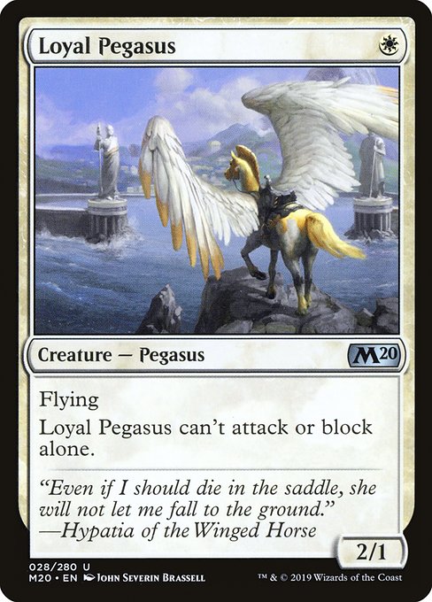 【EN】忠実なペガサス/Loyal Pegasus [M20] 白U No.28